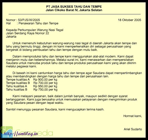 jenis surat