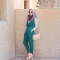 Padukan Hijab dan Jumpsuit, Perlu Trik Ini Lho!