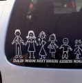 Awas, Menempel Stiker Keluarga di Mobil Mengundang Kejahatan