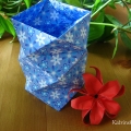 Kreasi Origami Vas dan Lampu